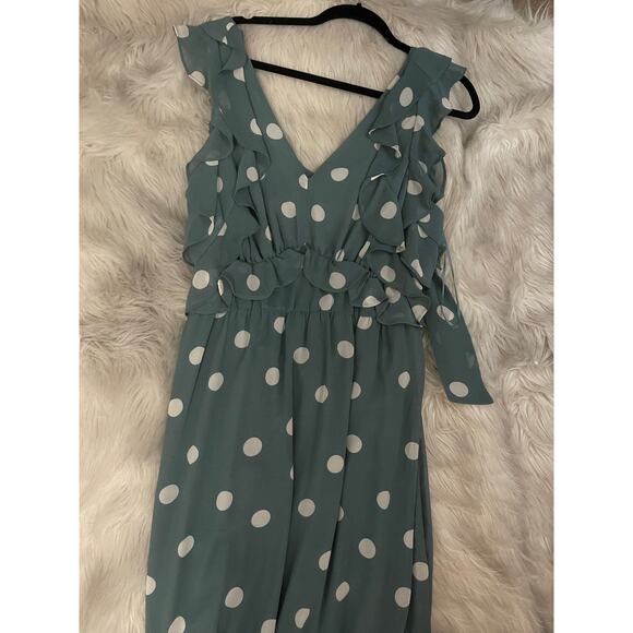 NWT Lauren Conrad Ruffle Midi Dress XL - Picture 3 of 3